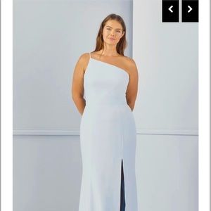 Amsale Sloan Size 6 - Ice